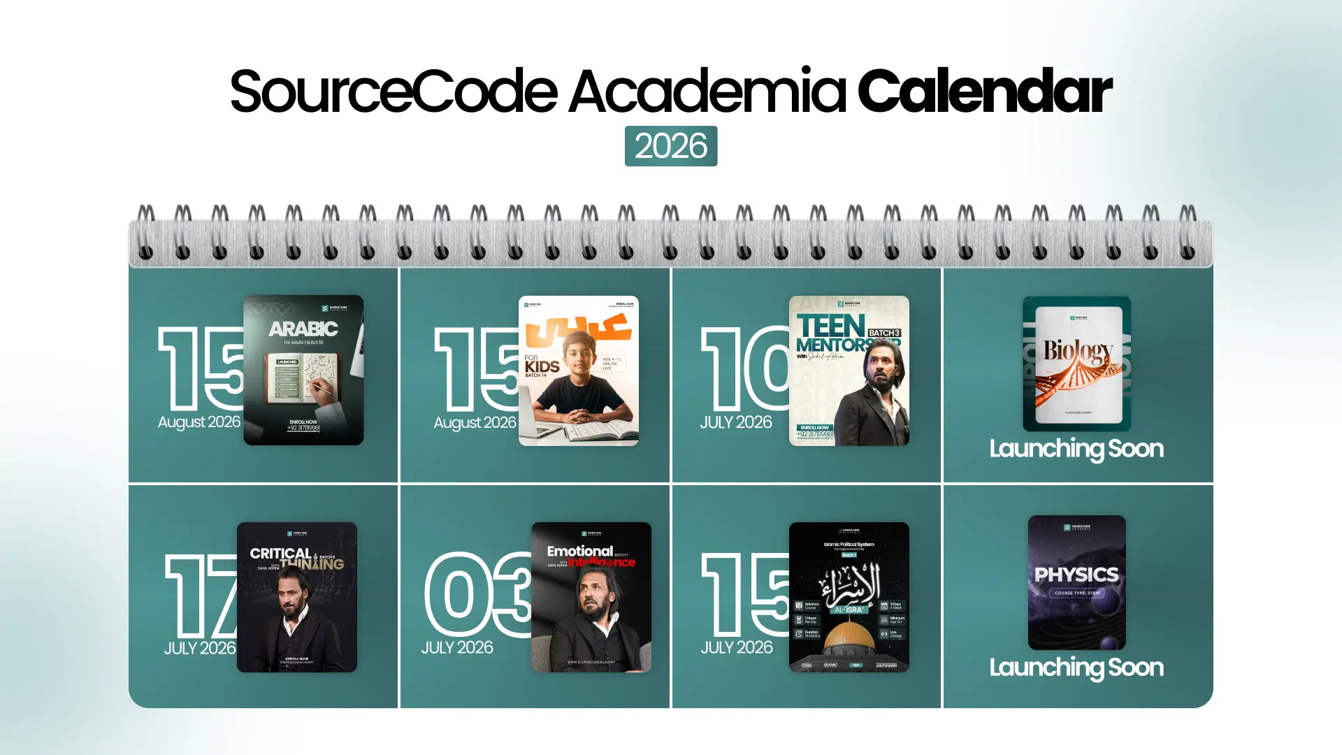 Source Code Academia academic calendar